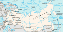 Landkarte Russland